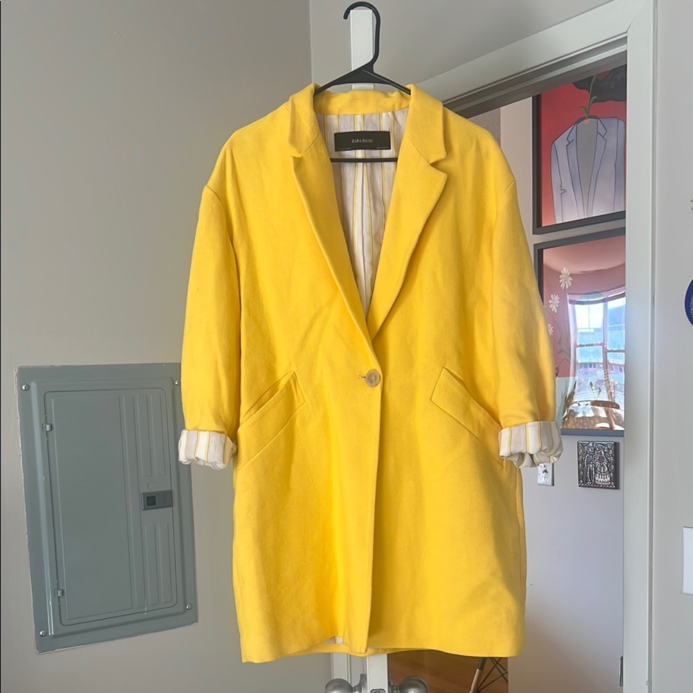 Zara Yellow Coat